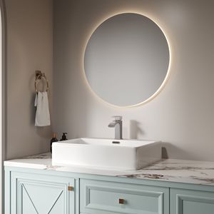 Rubinetto per lavabo da bagno con maniglia singola da 6,68 pollici Bothwa Home, certificato CUPC, finitura nichel spazzolato, rubinetto singolo da 6,68 pollici Bothwa Home - Product Image 2