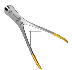 Cortador de Alambre y Clavijas Quirúrgicas de Carburo de Tungsteno, Cortador de Alambre Frontal y Lateral de 18 cm Hecho de Acero Inoxidable - Product Image 1