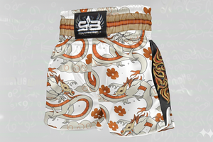 Pantalones Cortos de Boxeo de Satén Elástico de Alta Calidad, Diseño Personalizado Estilo Muay Thai, Pantalones Cortos de Entrenamiento Delanteros, Ropa Deportiva Ligera y Transpirable - Product Image 3