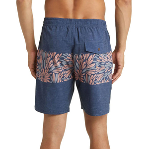 Men Swim Shorts Floral Panel Design Beach Shorts Quick Dry Board Shorts <b>Elastic</b> Waist Summer Swimwear OEM ODM Supplier - Product Image 6
