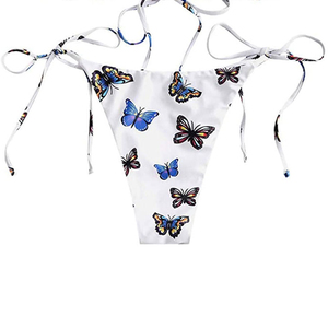 Bikini Set for Women 2026 Latest Designs Eco-Friendly Digital Print <b>Letter</b> Pattern Customizable Wholesale Cheap Price OEM - Product Image 2