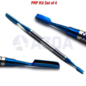 Kit PRF en acier inoxydable, ensemble de 4 instruments pour le fibrin riche en plaquettes, pour la préparation osseuse des implants dentaires et la chirurgie buccale - Product Image 4