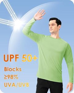Camisetas de Pesca de Manga Larga de Alta Calidad para Hombre, Protección Solar UV UPF 50+, Absorción de Humedad - Product Image 4