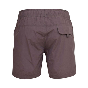 Shorts décontractés pour hommes vert olive avec ceinture élastique et poches latérales, légers et confortables, parfaits pour la tenue estivale quotidienne - Product Image 6