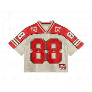 Camiseta de Corte Cuadrado, Jersey de Fútbol Personalizado OEM, Camiseta de Fútbol Retro con Estampado por Sublimación, Ropa Deportiva de Malla Holgada para Hombre - Product Image 1