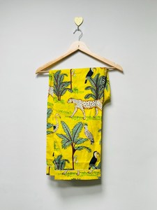 ชุดนอนผ้าฝ้ายพิมพ์ลายบล็อก ชุดนอนผู้หญิง ทำมือ ชุดนอนลำลอง - Product Image 2