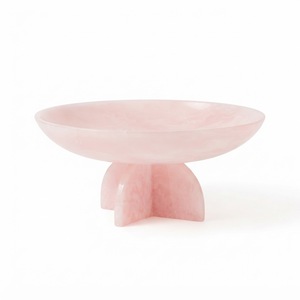 Modern Scalloped Resin Decorative Bowl For <b>Coffee</b> <b>Table</b> Centerpiece Luxury <b>Nordic</b> Style Wavy Resin Bowl With Marble Stone Effect - Product Image 3