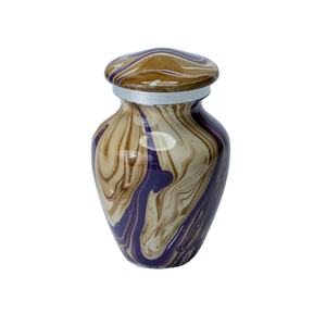 Suministros funerarios, urnas de cremación de recuerdo hechas con material de aluminio/latón de estilo europeo más vendidas de alta calidad a la venta - Product Image 1