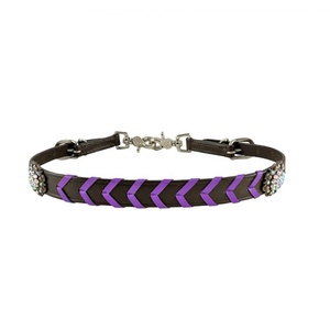 Handmade Genuine Leather Wither <b>Strap</b> Hand Braided & Stainless Steel Fitting Manufacturer Wholesaler Supplier for Horse Products - Product Image 4
