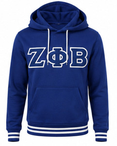 Sudadera con Capucha Personalizada de Zeta Phi Beta, de Algodón y Felpa, Bordada en la Parte Delantera, para Invierno, de Alta Calidad, para Mujeres - Product Image 1