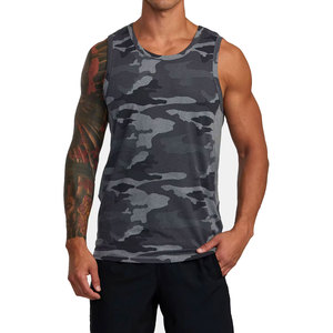 Camiseta sin mangas personalizada para hombre, de secado rápido, corte ajustado, ropa deportiva, talla grande, camiseta sin mangas de verano - Product Image 1