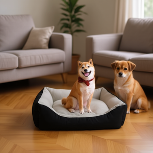 Yommy Dog Bed 45x60cm 55x70cm 65x80cm Removable <b>Pillow</b> Waterproof Base <b>Pet</b> Bed - Product Image 3