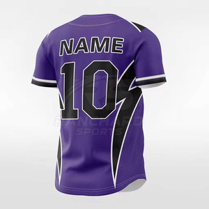 Maillot de baseball pour homme, vêtements de sport, séchage rapide, respirant, uniforme de jeu en plein air, maillot de baseball pour homme - Product Image 2