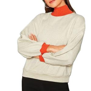 Women's Custom Anti-Pilling Long Pullover <b>Hoodie</b> Casual <b>Workout</b> Turtleneck Sweatshirt Mock Neck Collar Breathable Autumn Winter - Product Image 1