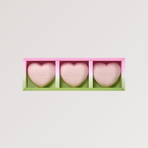 สบู่บำรุงผิวหน้าสไตล์เกาหลี VINGT NEUF ST HONORE K-Beauty Lovely Heart Soap 90 กรัม 3 ก้อน 1 ชุด ผลิตในเกาหลี ผลิตจากกลีเซอรีน - Product Image 2