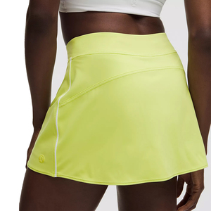 Service OEM - Jupes de sport pour femmes, couleur unie, respirantes, séchage rapide, vêtements de fitness pour femmes, jupes de tennis - Product Image 3