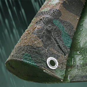 Couverture extérieure d'abri de rouleau de bâche de PE résistant aux UV de camouflage avec des services de soudure et de coupe - Product Image 5