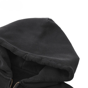 Sudadera con Capucha de Algodón para Hombre, Interior de Felpa Suave, Bolsillo Tipo Canguro, Capucha Ajustable, Estilo Casual Urbano - Product Image 4