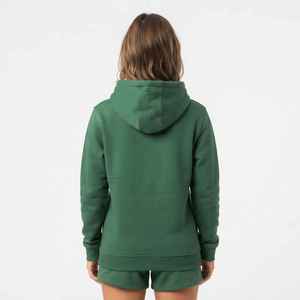 Sudadera con Capucha Verde para Mujer, 100% Algodón, Corte Regular, Logotipo Frontal, Bolsillos Laterales, Diseño para Otoño - Product Image 2