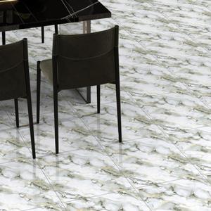 Vistaar Onyx Bianco 600x600mm Glazed Porcelain Floor Tile Marble Look Luxury 60x60cm Ceramic Glazed Tiles - Product Image 3