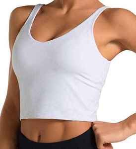 Camiseta sin mangas casual de moda para mujer, ligera, de jersey liso con cuello en V, transpirable y antipilling - Product Image 4