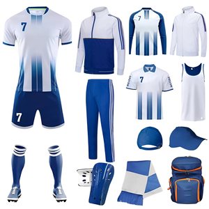 Factory Custom Retro Soccer Jersey Football Uniform Breathable Quick Dry Short Sleeve Custom Logo OEM Team Training - Product Image 1