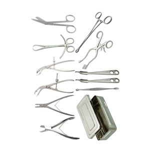 Kit complet d'instruments médicaux manuels en acier inoxydable de qualité export pour la chirurgie orthopédique de base, certifié CE MOL - Product Image 6