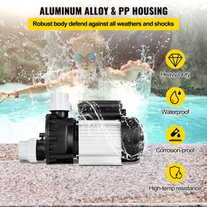 Bomba de agua con filtro de Spa eléctrico de 750W 1HP para piscina - Product Image 6