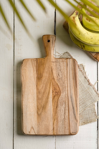 Tabla de Cortar de Madera, Duradera y Ligera, para Frutas y Verduras, con Orificio para Colgar - Product Image 5