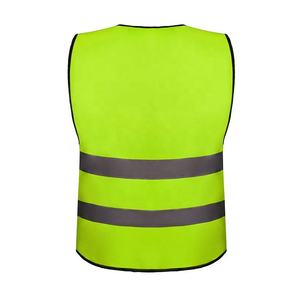 <b>Security</b> Engineer Reflective Vest with Zipper high quality and breathable customized logo and desighn - Product Image 2