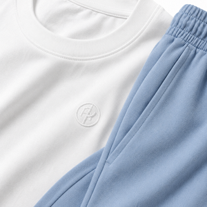Ensemble décontracté d'été pour homme : T-shirt en coton tricoté oversize et short à taille élastique – Tenue deux pièces streetwear – Vente en gros OEM ODM - Product Image 5