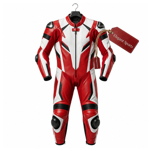 Service OEM ODM, fabrication sur mesure, prix de gros, combinaison en cuir pour moto à protection intégrale, équipement de course pour moto - Product Image 1