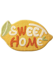 Customised Hot Selling Unique Sweet Home Lemon Bath <b>Mat</b> – Cute Citrus Shaped Non-Slip Floor Rug, <b>Bathrooms</b> rug for multi use - Product Image 4