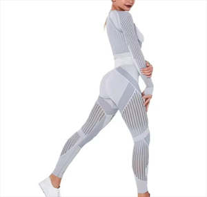 100% Top High Quality Custom Logo Printed Women <b>Yoga</b> <b>Sets</b> New Arrival Customized Breathable Low MOQ <b>Yoga</b> <b>Set</b> - Product Image 2