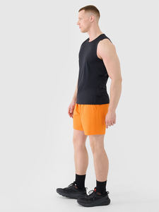 Best Selling Men's Summer Casual Streetwear Shorts Unisex 100% Polyester High Quality Canvas Washed Vintage Front Logo - Product Image 4