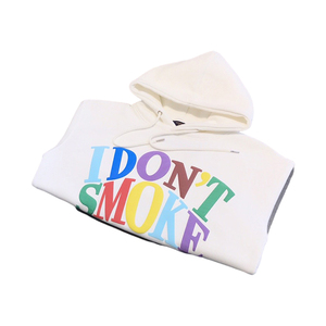 Sweat-shirt en molleton de coton à imprimé graphique personnalisé, coupe décontractée, épaules tombantes, style streetwear - Product Image 5