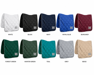 Customized Color Design Competition Dressage Saddle Pad with Numbering Pockets Jumping Horse Saddle Pad <b>Equestrian</b> Supplies - Product Image 3