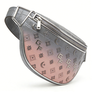 Custom Women's PU Leather Fanny Pack Fashion Portable Anti-Theft Design <b>Mini</b> Wallet with Detachable Long Strap - Product Image 5