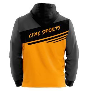 เสื้อมีฮู้ดผ้าเทอร์รี่หนาทำจากผ้าฝ้าย100% สำหรับผู้ชายโอเวอร์ไซส์เปล่าโลโก้ตามสั่งเสื้อสวมทางคุณภาพสูง - Product Image 6