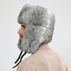 Gorro de Invierno OEM 2026 Estilo Ruso con Orejeras y Pelo Sintético para Viajes - Product Image 3