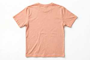 Camiseta Personalizada para Mujer con Estampado de Luna y Montaña, Diseño Gráfico de Paisaje Natural Color Durazno, Camiseta de Algodón OEM, Estilo Senderismo al Aire Libre, Top de Verano, Venta al Por Mayor - Product Image 3