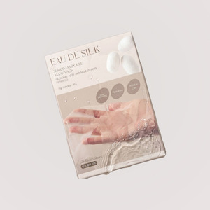 มาส์กหน้าเกาหลี K-Beauty Shoe Eau de Silk Sericin Ampoule Face Mask 5 แผ่น 25 กรัม 5 ชิ้น ผลิตในเกาหลี - Product Image 3