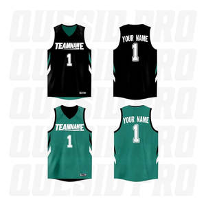 Camiseta de Baloncesto Sublimable Reversible Personalizable, Transpirable, Tallas Grandes, Nombre y Número del Equipo Personalizados, Ropa Deportiva - Product Image 5