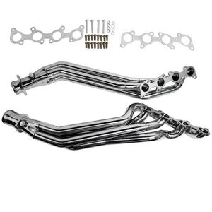 Polished Stainless Steel Exhaust Header Set for 2011-2016 Mustang GT 5.0L/V8 Tuning Exhaust System - Product Image 2