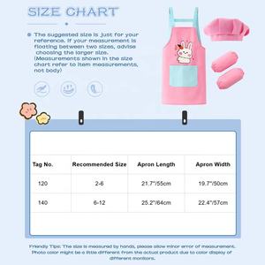 Conjunto de Disfraces de Cocina, Repostería y Dibujo Impermeable Unisex para Niños, Disfraz de Chef para Cosplay, Cocina, Pintura, Manualidades - Product Image 6