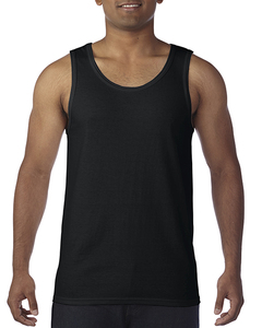 MILIENZ SPORTS APPAREL Camiseta sin mangas para hombre con bloques de color, cuello alto, transpirable, de punto, 100% algodón, formal, estampado de leopardo, azul, ODM - Product Image 6
