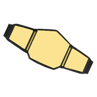 Cinturón de Campeonato de Lucha Libre Unisex Personalizable de Alta Calidad en Oro, Cinturón de Cuero PU y Latón Ecológico para Artes Marciales