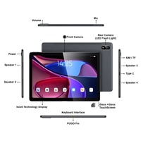 Tablet PC de 10,4 pulgadas con 8GB RAM 256GB ROM Wi-Fi 4G LTE Llamadas 10000 mAh Batería Quad Altavoz estéreo Procesador Octacore de 3,8 GHz