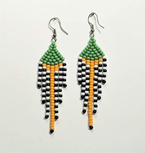 ต่างหูเม็ดลูกปัดคุณภาพสูง ดีไซน์ทันสมัย ทำมือสำหรับผู้หญิง เหมาะสำหรับใส่ทุกวัน ของขวัญวันหยุด ราคาดีที่สุด ชาน อินเดีย - Product Image 4