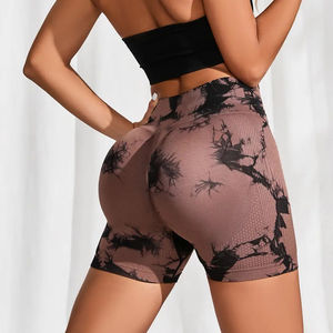 Shorts de Yoga para Mujer, Diseño Tie-Dye, Transpirables, Hechos a Medida, de Algodón, para Verano - Product Image 2